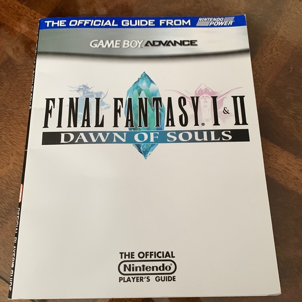 Final Fantasy Dawn Of Souls Official Nintendo Players Guide Gameboy Video Game